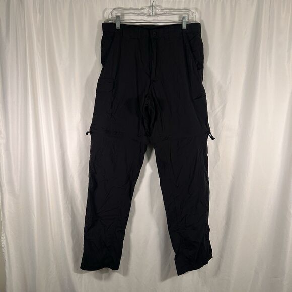 Magellan Fishing Convertible Pants Women's Medium Black Cargo Pockets - Picture 1 of 8